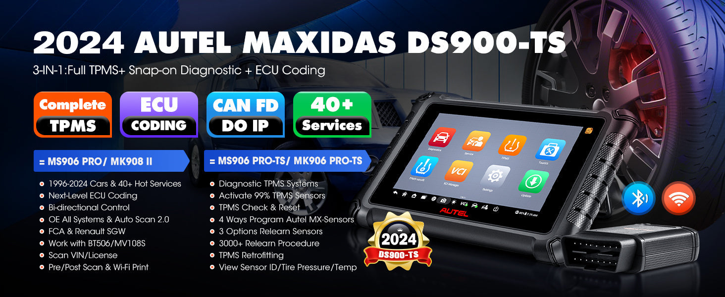 Autel MaxiDAS DS900TS DS900-TS Wireless TPMS Diagnostic Tool