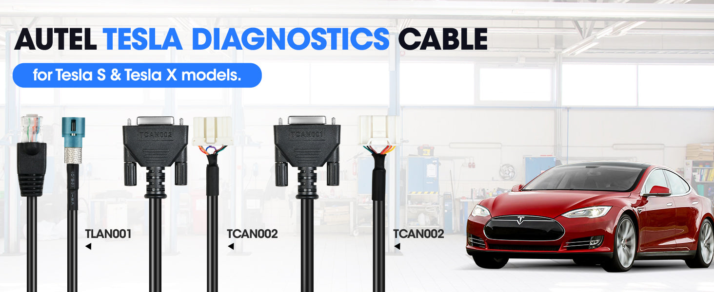 Autel Tesla Diagnostic Cables Set for Tesla S & Tesla X