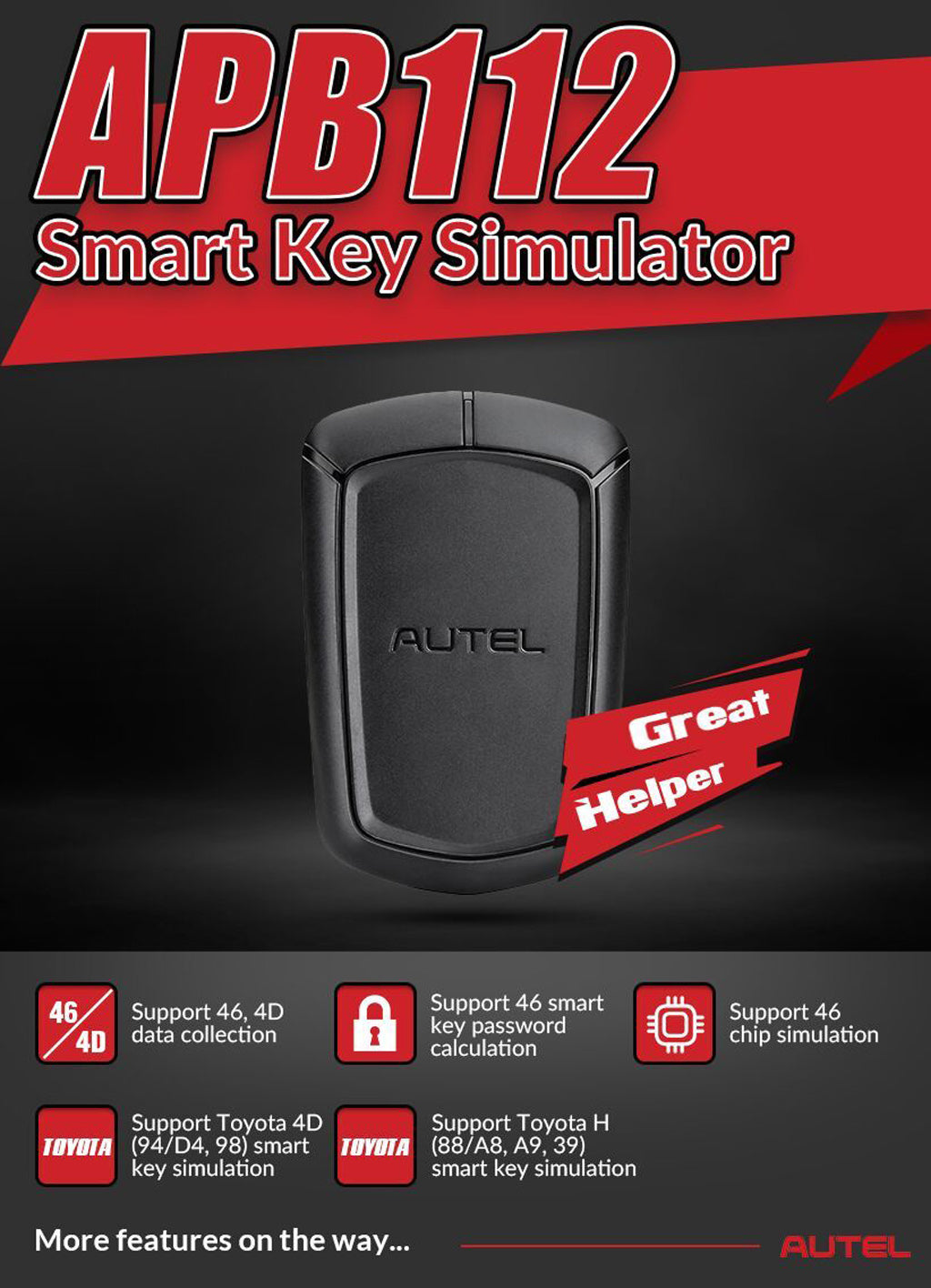 Autel APB112 Smart Key Simulator Functions Introduce