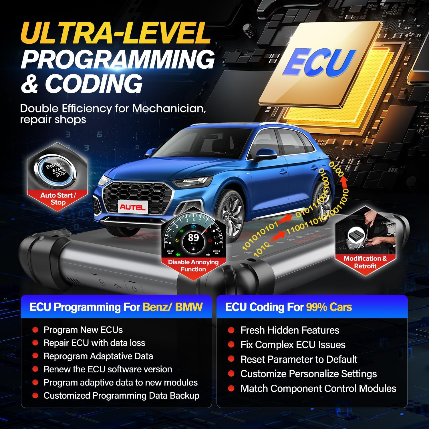 autel maxisys J2534 ECU Programming & Coding