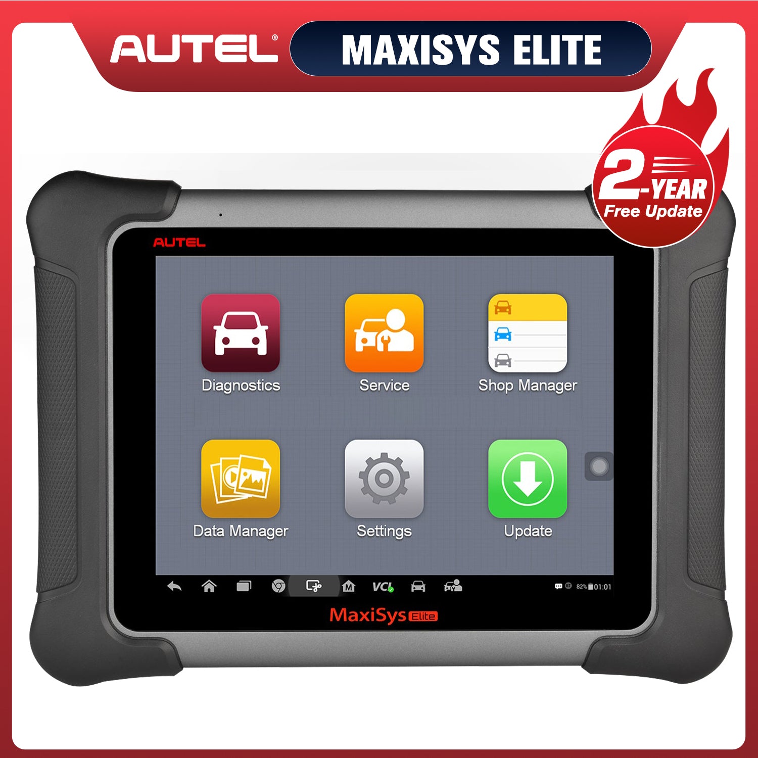 [Auto 5% Off] Autel Maxisys Elite Diagnostic Tool with J2534 ECU Programming Device and 2Year Free Update, Upgraded Version of MK908P