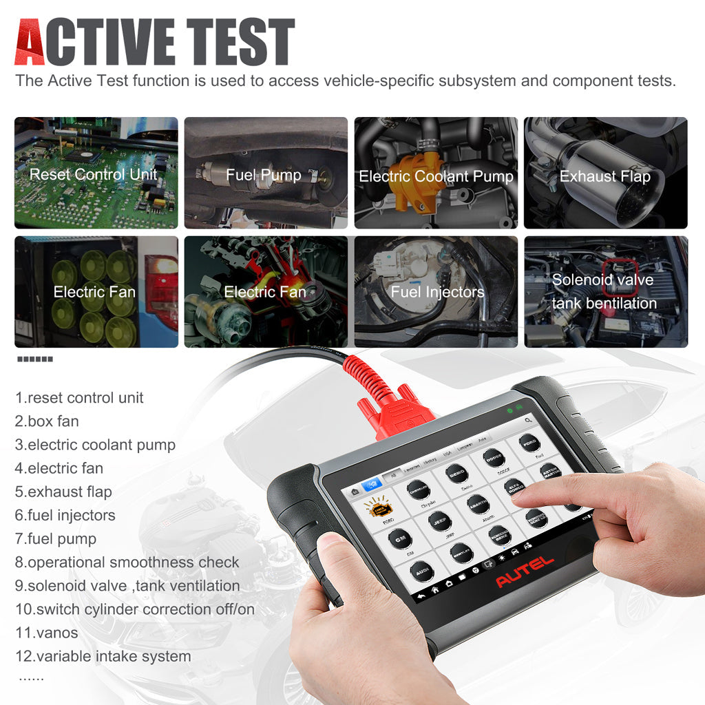 Autel MaxiPro MP808S Kit Diagnostic Tool with active test function
