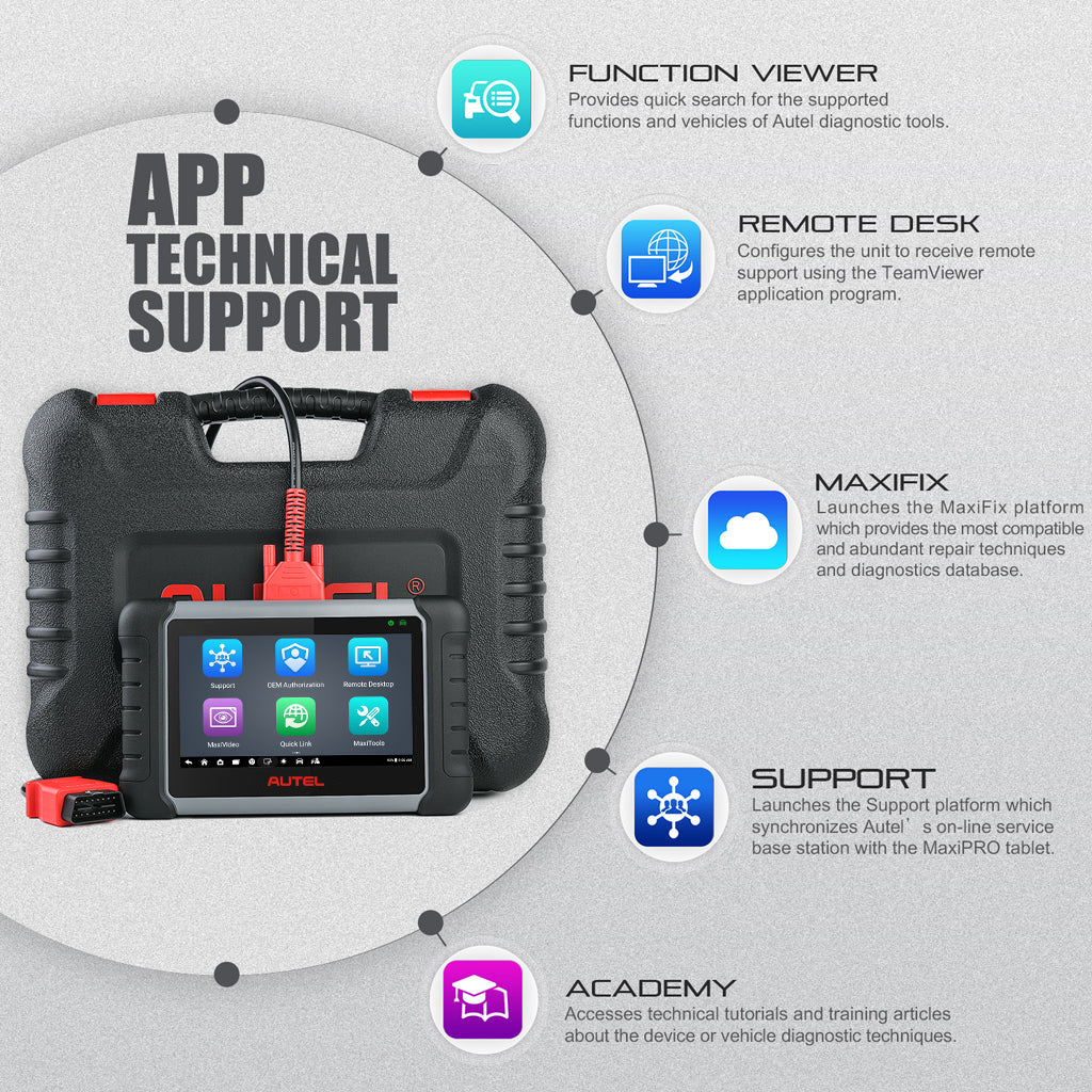 Autel MaxiPro MP808S Kit Diagnostic Tool data functions