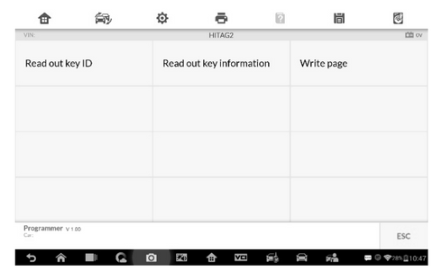  Sample Functions Screen