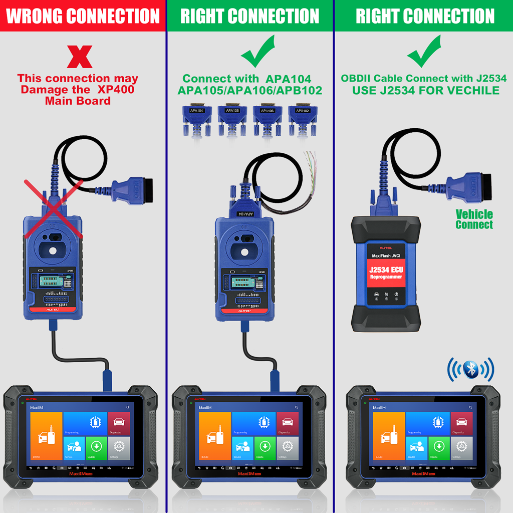 XP400 / J2534 Proper Conection