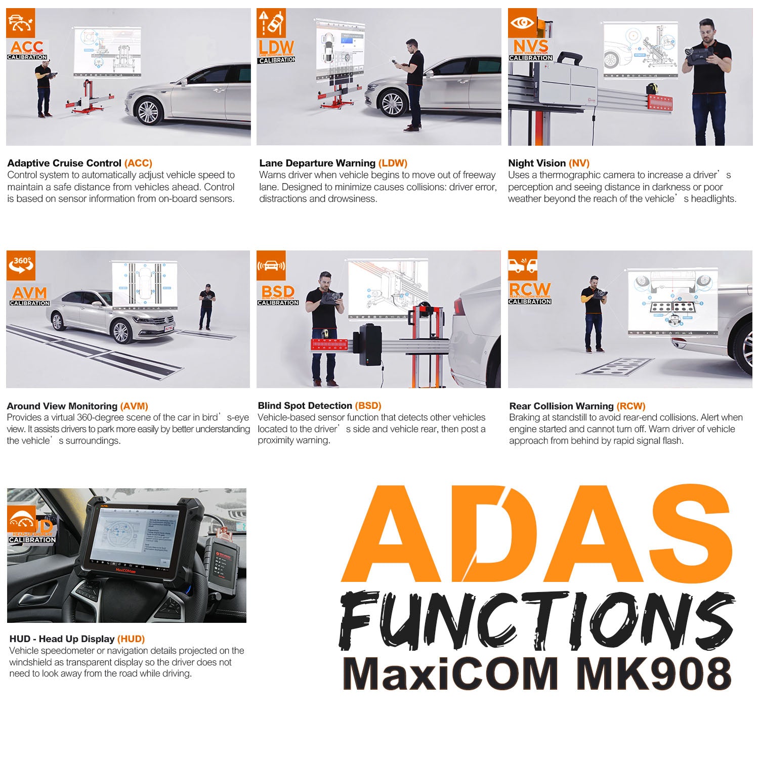 mk908 ADAS functions