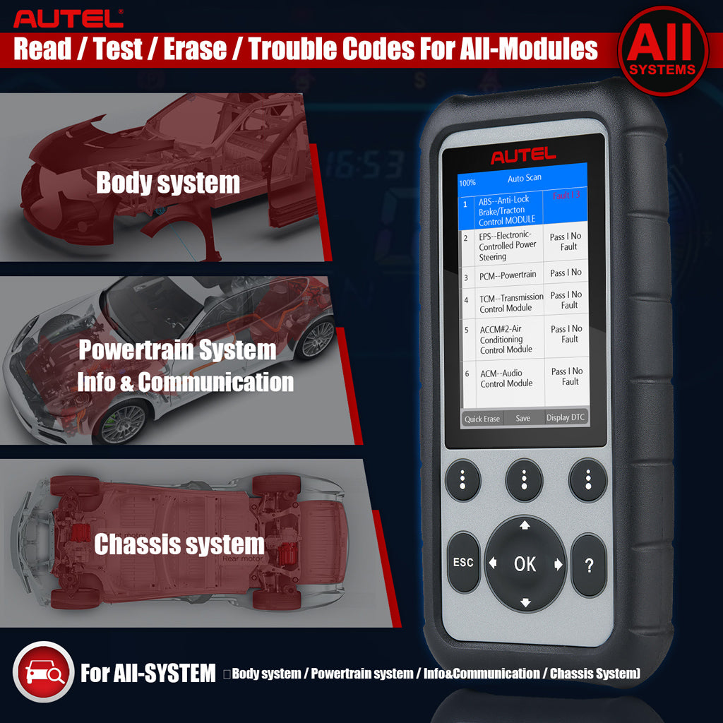 Autel md806 pro OBD2 Scanner for all modules diagnose