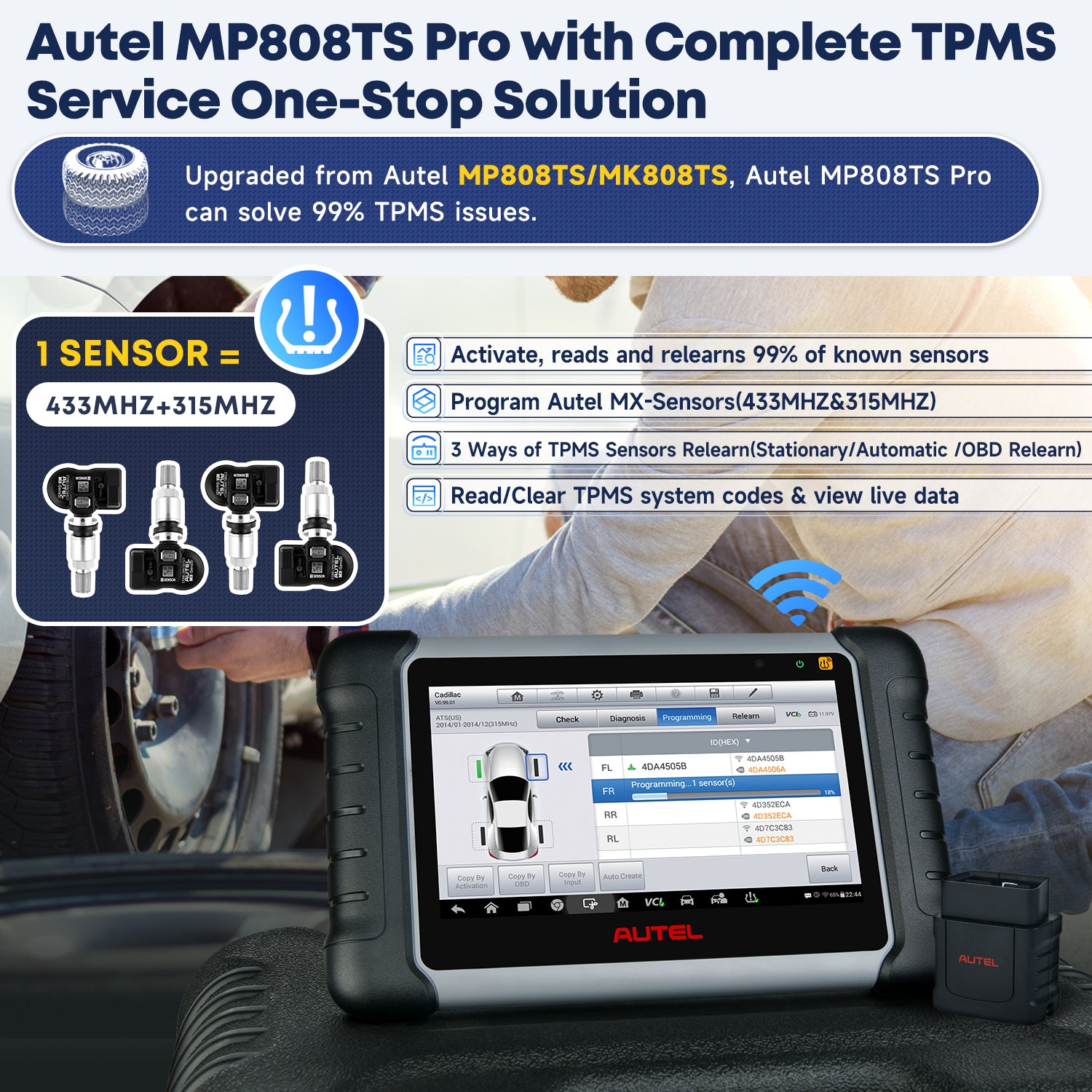 atuel mp808ts pro Maxipro MP808TS tpms scanner with complete TPMS Service one-stop-solution, upgrade from mp808ts/mk808ts, MP808TS-PRO can solve 99% question