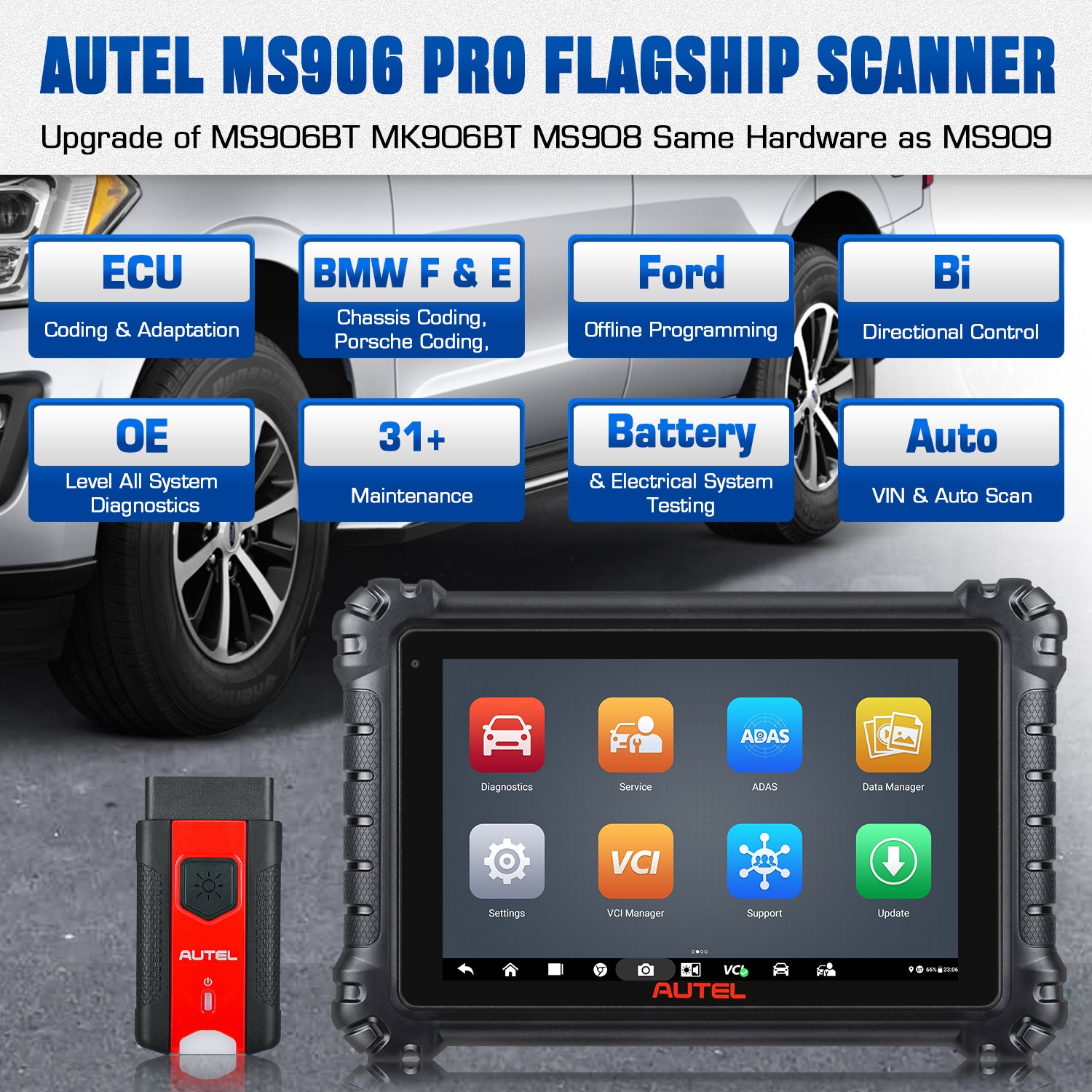 Autel Scanner Maxisys MS906 Pro Professional Car Diagnostic Tool — obdprice