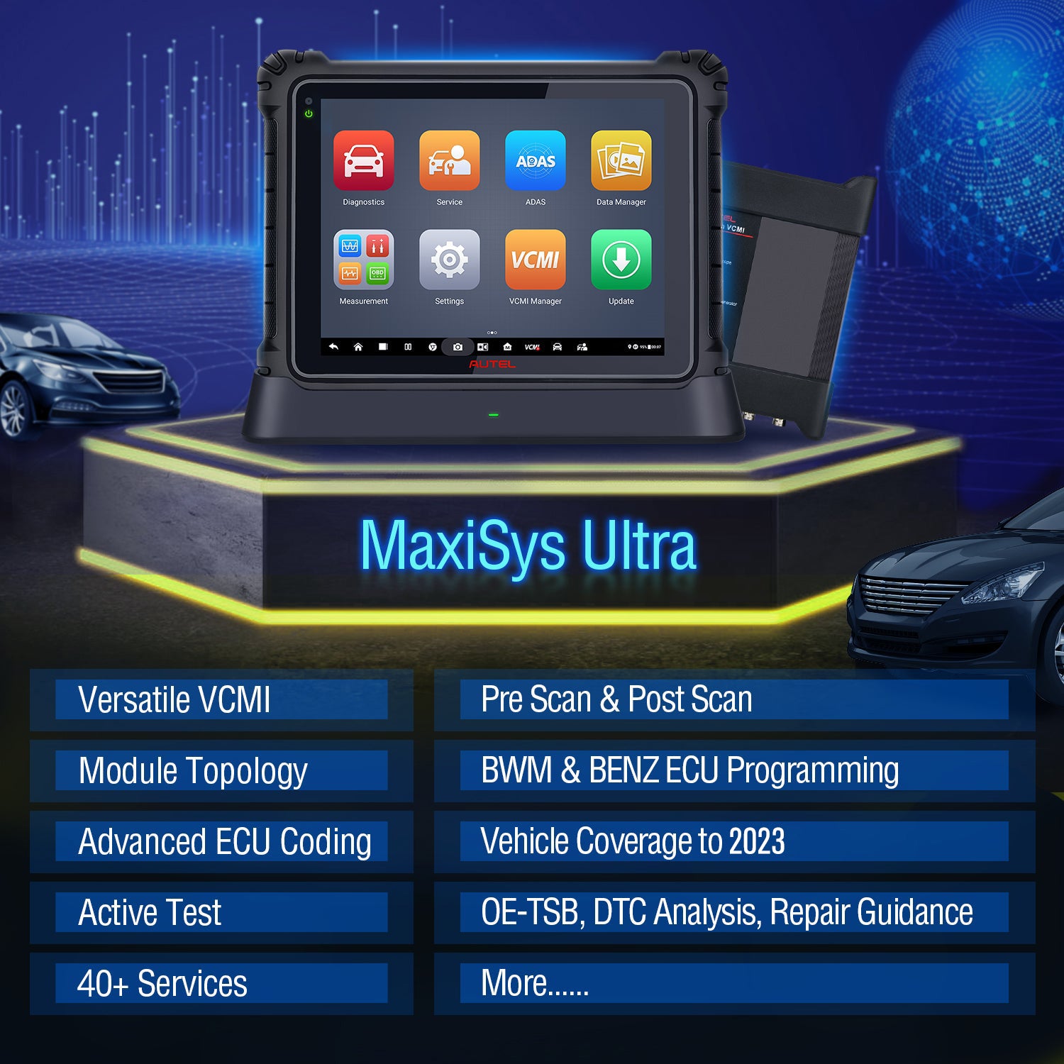 Autel Maxisys Ultra Diagnostic Tablet Overview