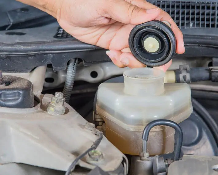 Check the condition of the brake fluid regularly.