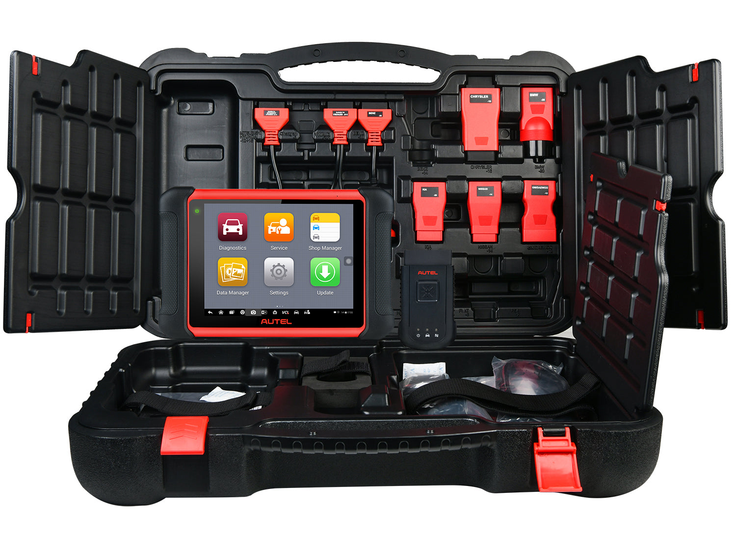 Autel mk906bt automotive diagnostic scanner whole package display