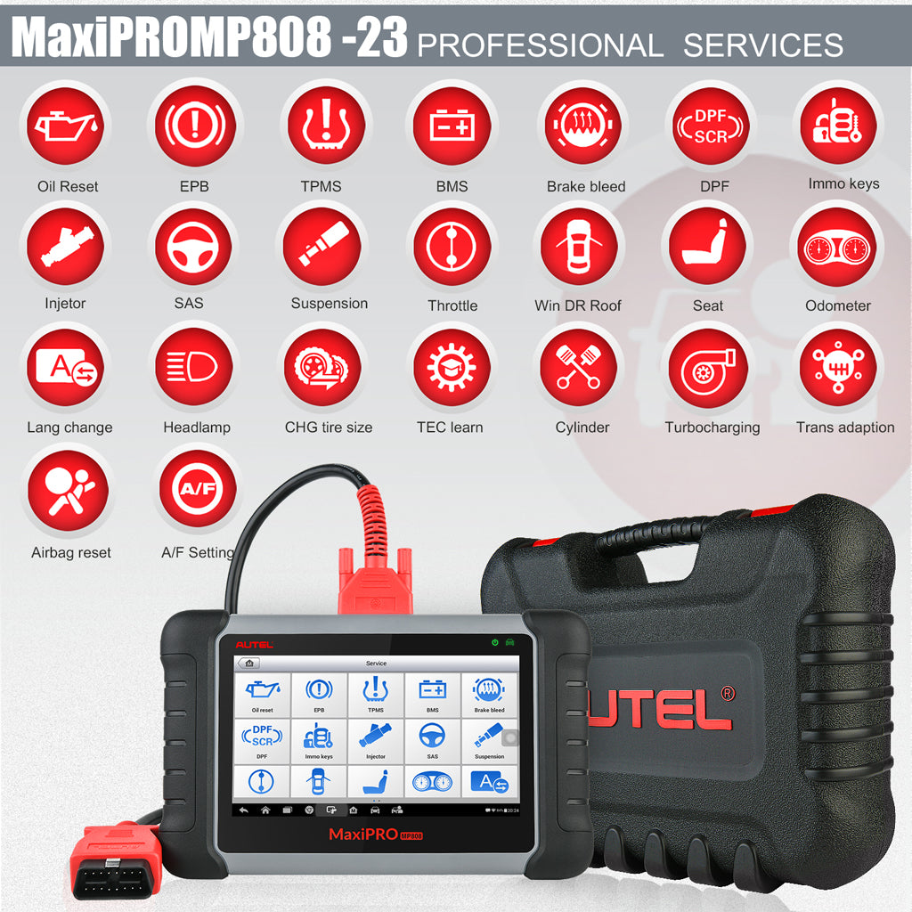 Autel MaxiPro MP808K Diagnostic Tool with 23 servies