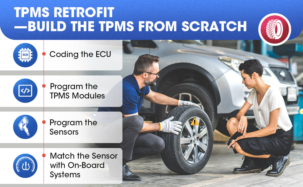 Autel MK808TS TPMS Module Retrofitting