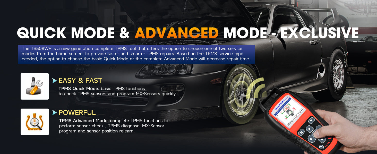 Autel TS508WF TPMS Service Mode