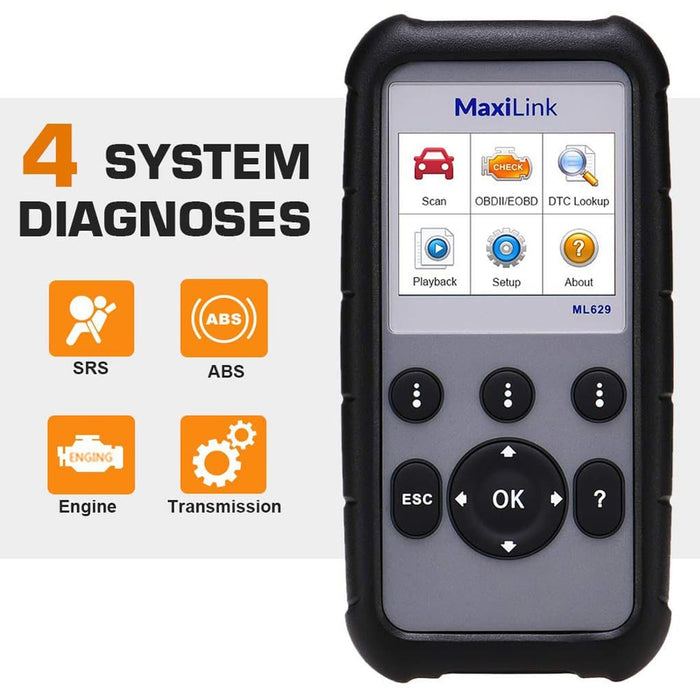 在庫処分・数量限定 Autel ML629 OBD2診断機ABS/SRS/エンジン