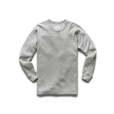 Lightweight Waffle Long Sleeve Ivory — Brooklyn Clothing