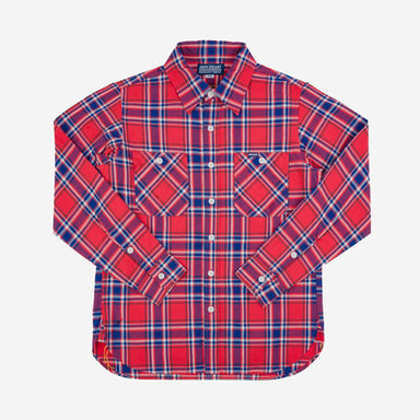 red wing work shirt patchwork vintage used - Shop afterworktw Men's Shirts  - Pinkoi