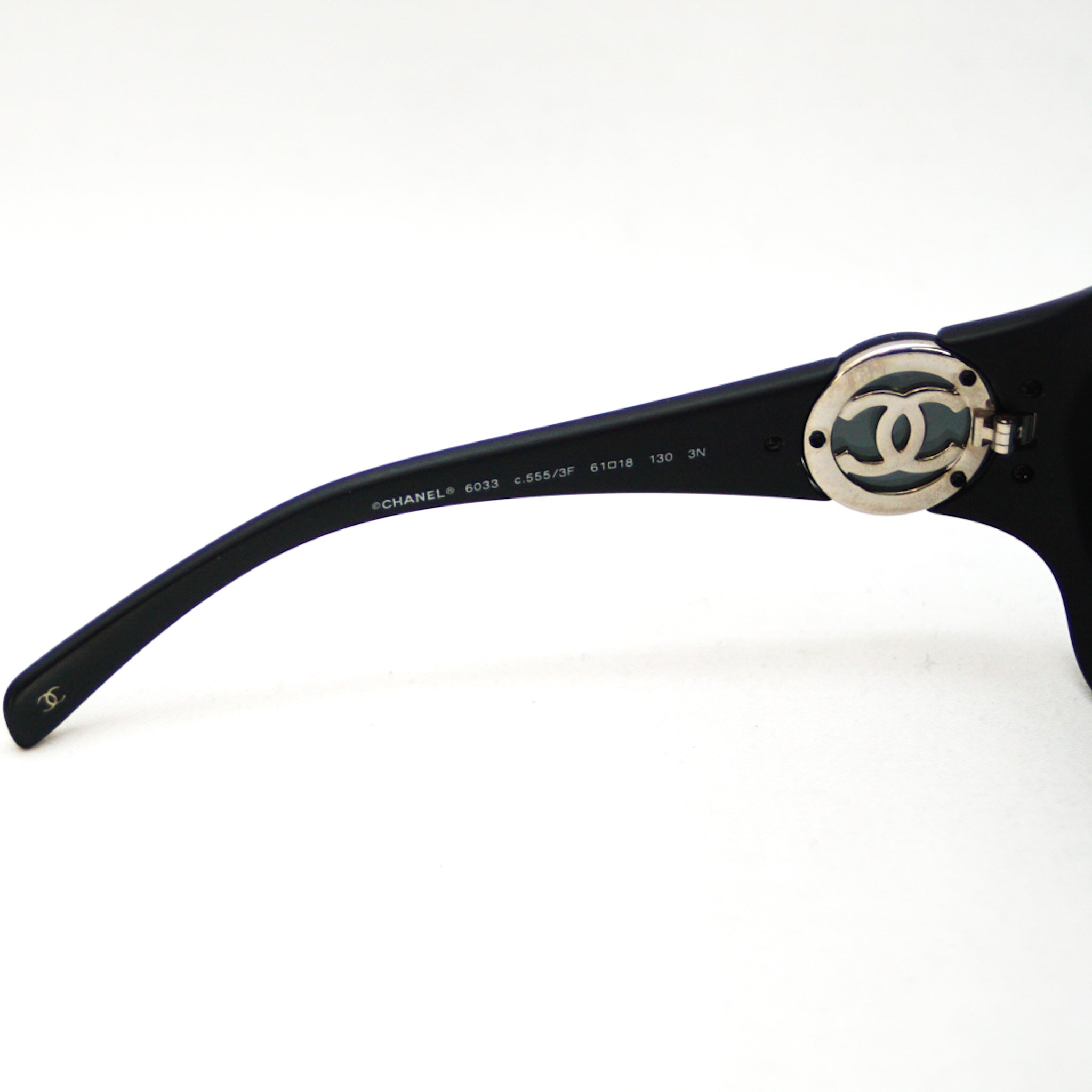 large black chanel sunglasses