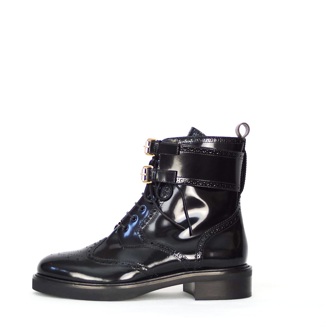 Louis Vuitton Black High Rise Boots 41 | Lou's Closet