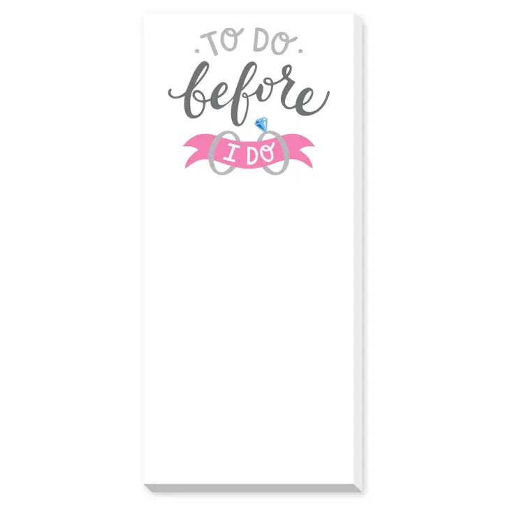 To Do Before I Do Notepad