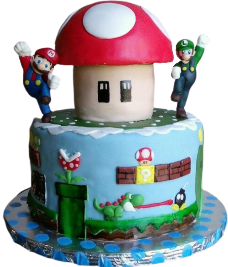 Super Mario Cake Expressluv