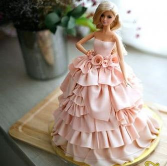 barbie doll cake