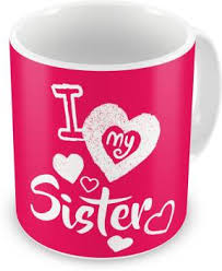 I love my sister online mug, coffee mug i love my sister online