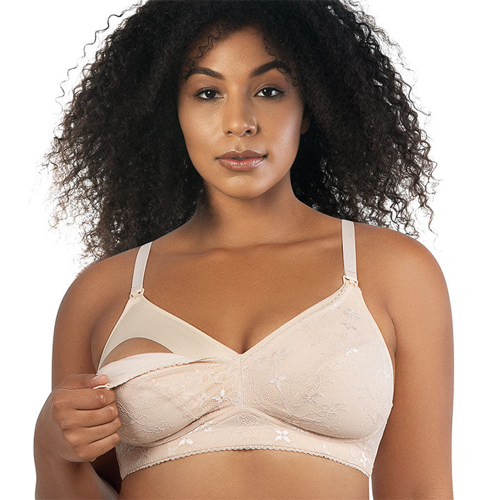 French Cross Cotton Nursing Bra