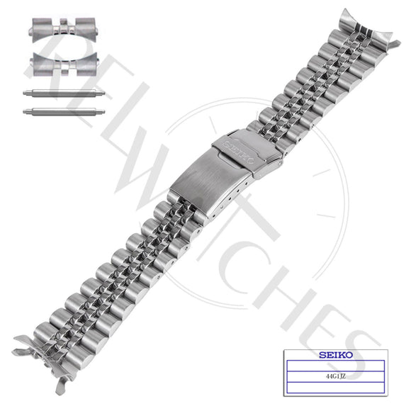 SEIKO 44G1JZ 22mm Stainless Steel Jubilee Watch Band – REL Watches