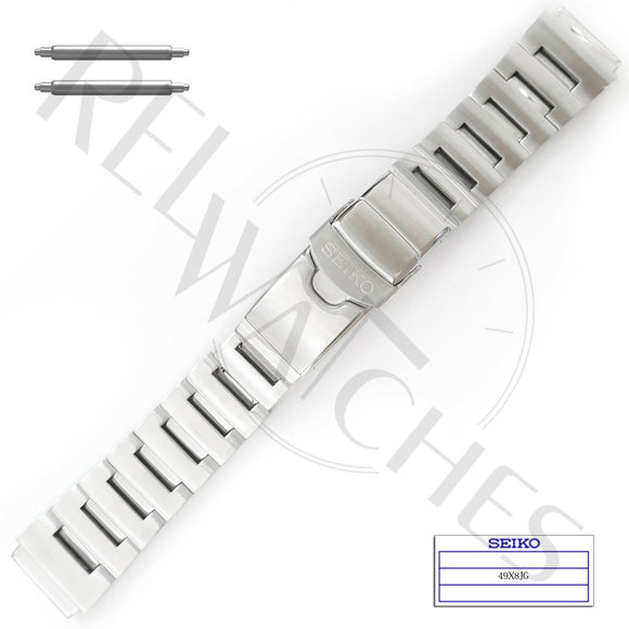 SEIKO 49X8JG 20mm Stainless Steel Watch Band – REL Watches
