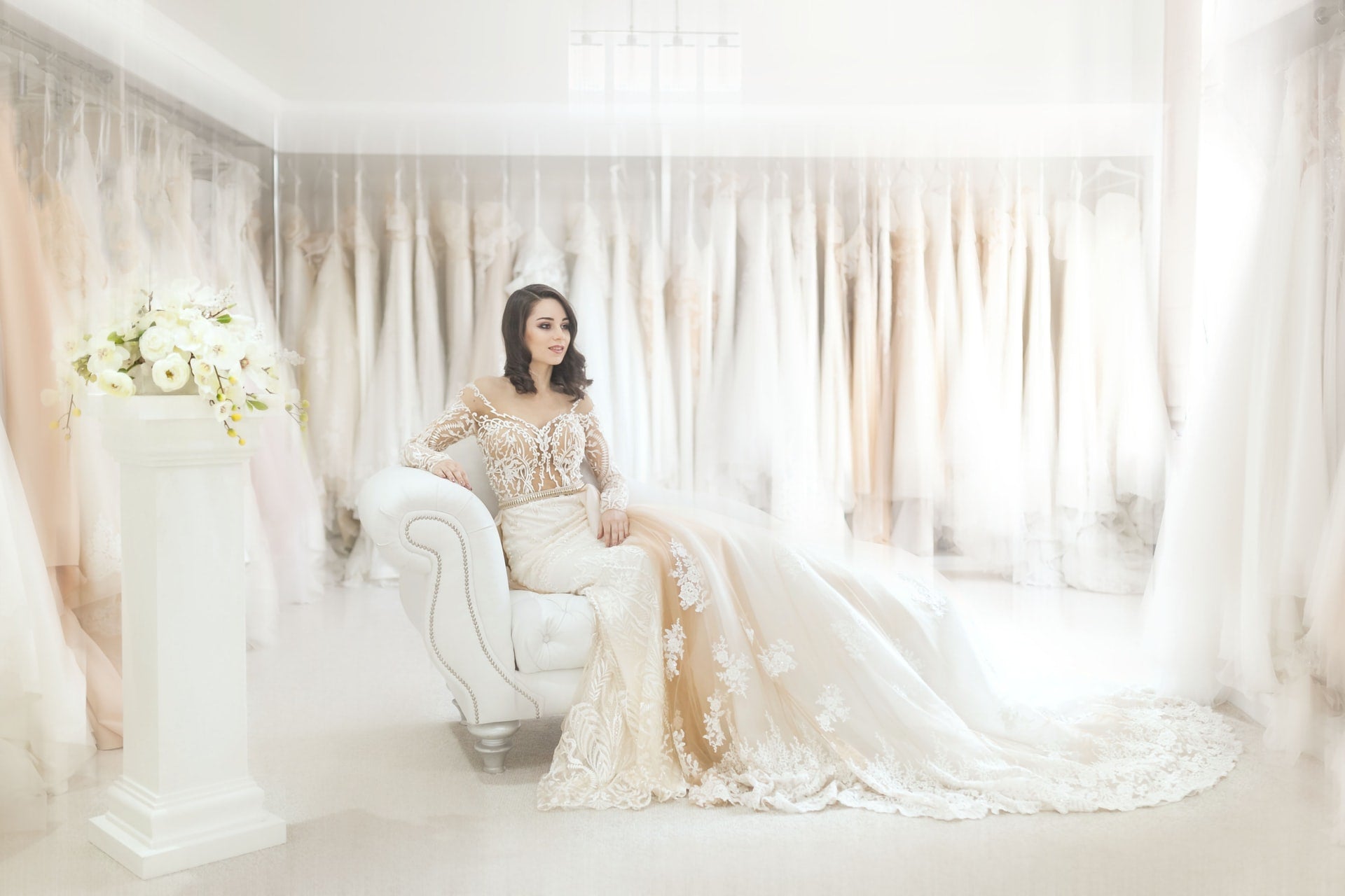 White gown look created for the beautiful bride 👰🏻 MUA  @alisha_makeupartistt #bridalmake... | Instagram