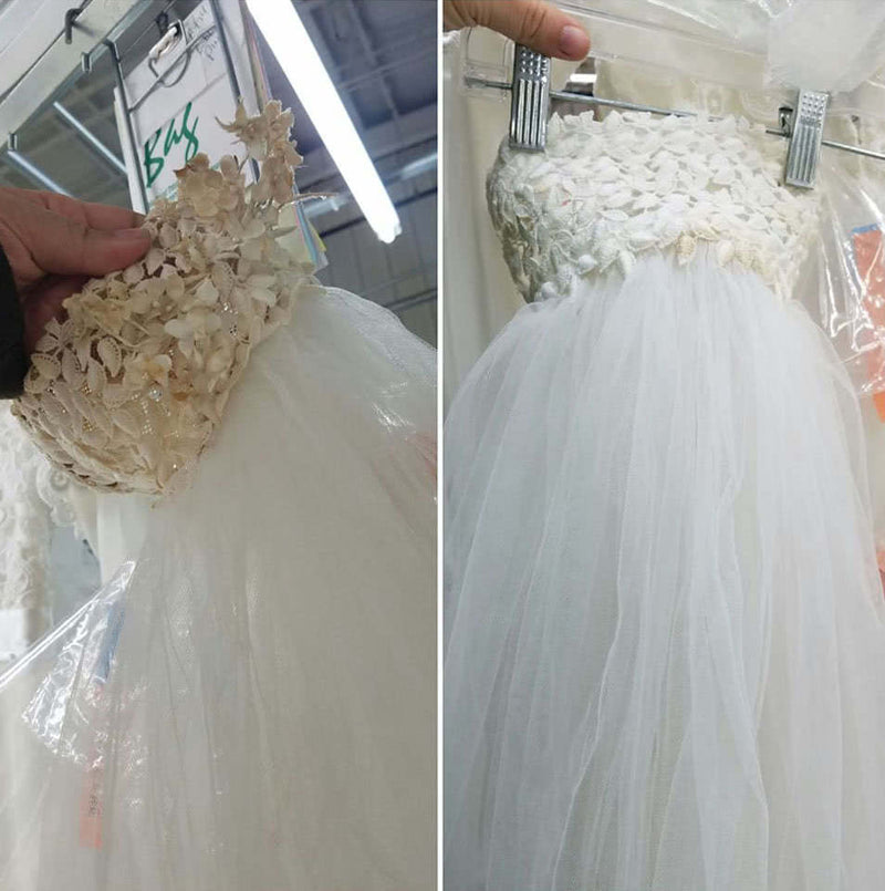 Before & After Gallery - Trusted Wedding Gown Preservation - Wedding ...