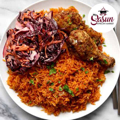 Ghanaian Jollof Rice - Savory Thoughts