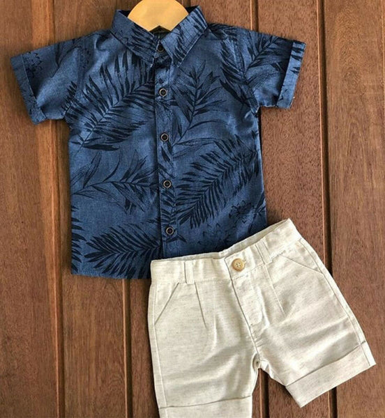 Baby Boy 2 Pce Summer Fashion Outfit 4351 - LOCATEDEALZ.