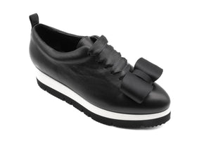 Zeno with Bow Black Sneakers – Norie 