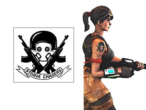 fortnite cosplay soldier arm temporary tattoo storm chasers jpg 500x379 fortnite default skin tattoo - fortnite default skin tattoo