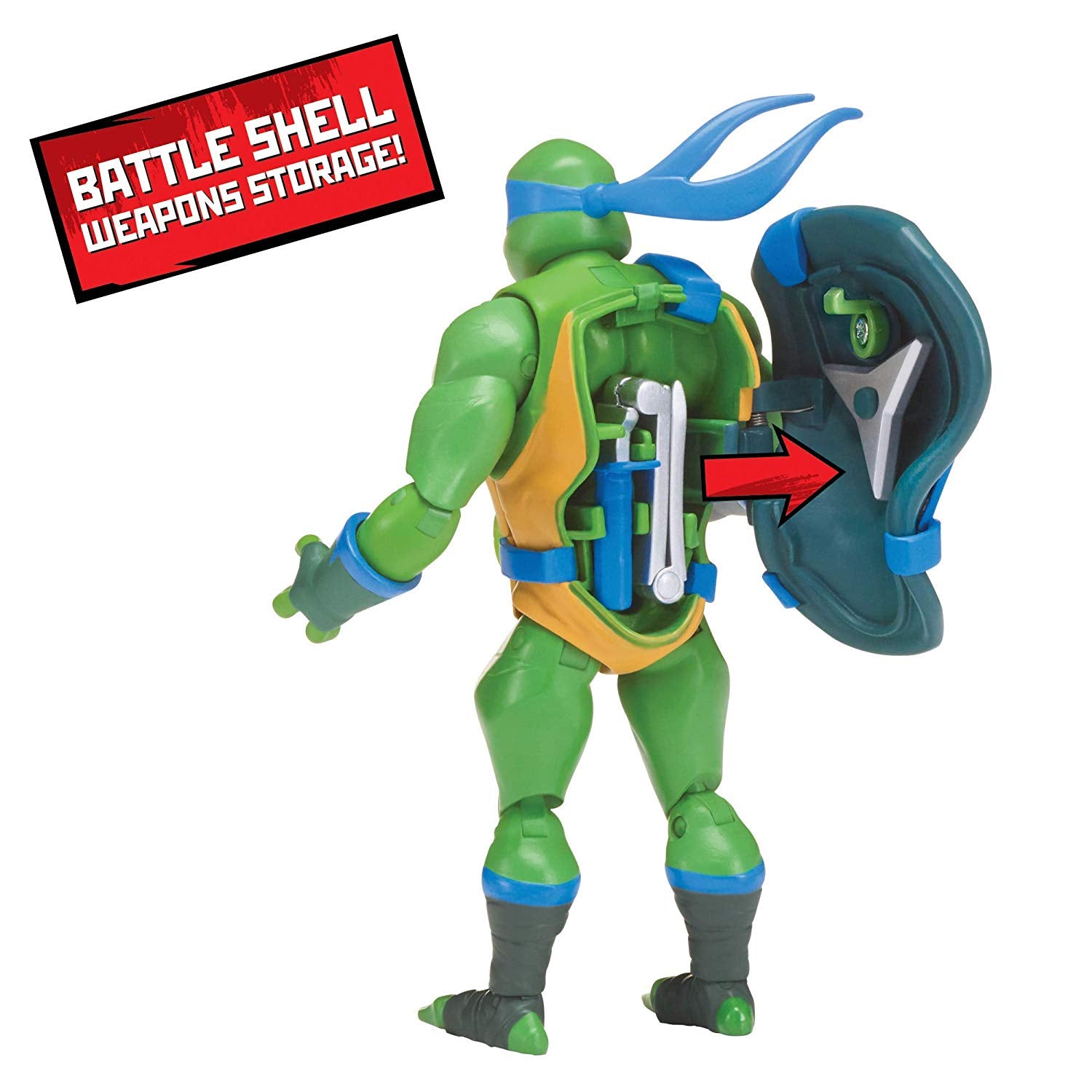 teenage mutant ninja turtles battle shell leonardo