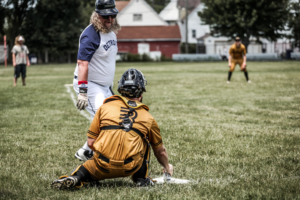 The Motor City All Stars at bat