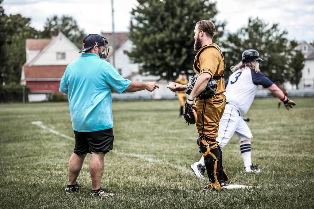 New game ball from the Ump