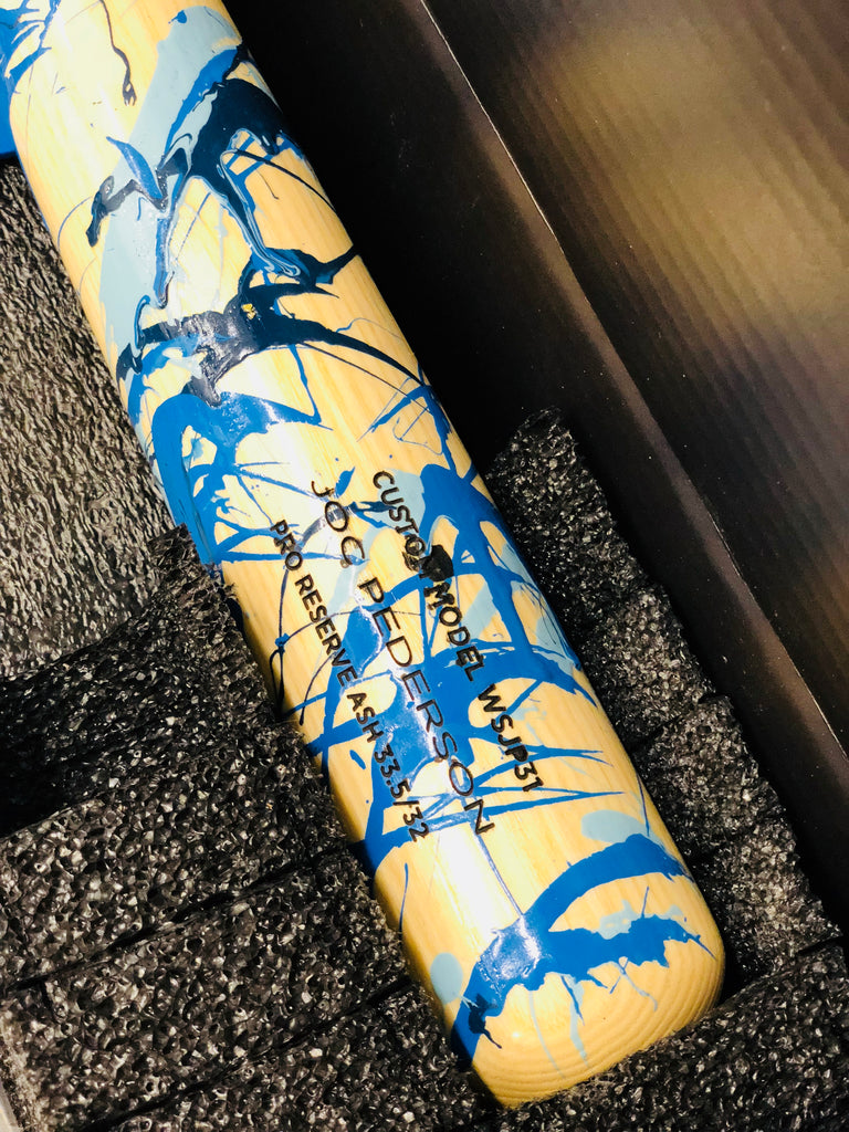 Joc Pederson's Players Weekend Bat