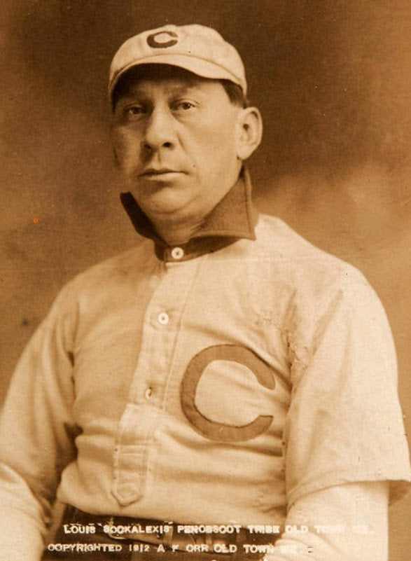 Louis Sockalexis in his baseball uniform
