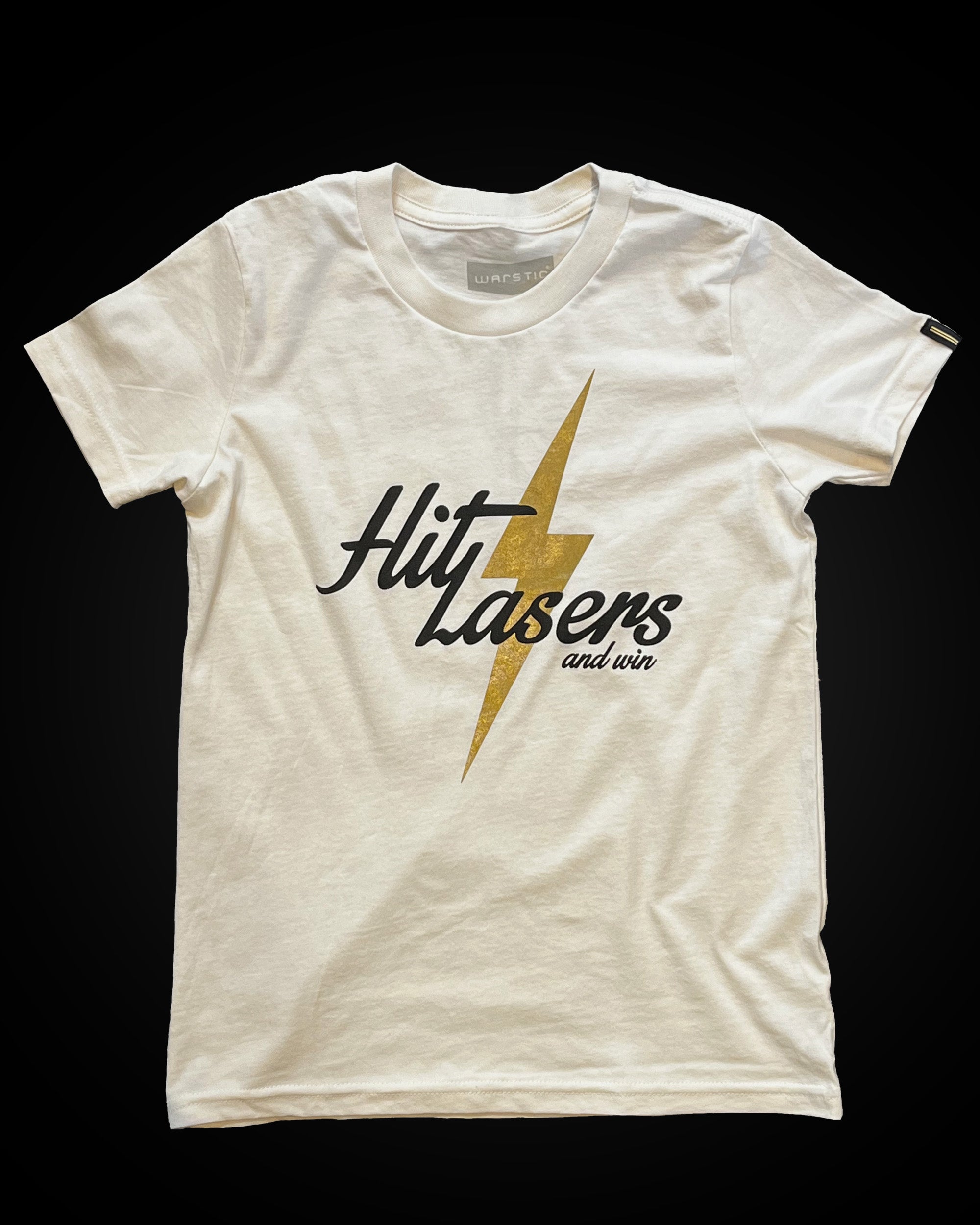 HIT LASERS TEE YOUTH (VINTAGE WHITE)