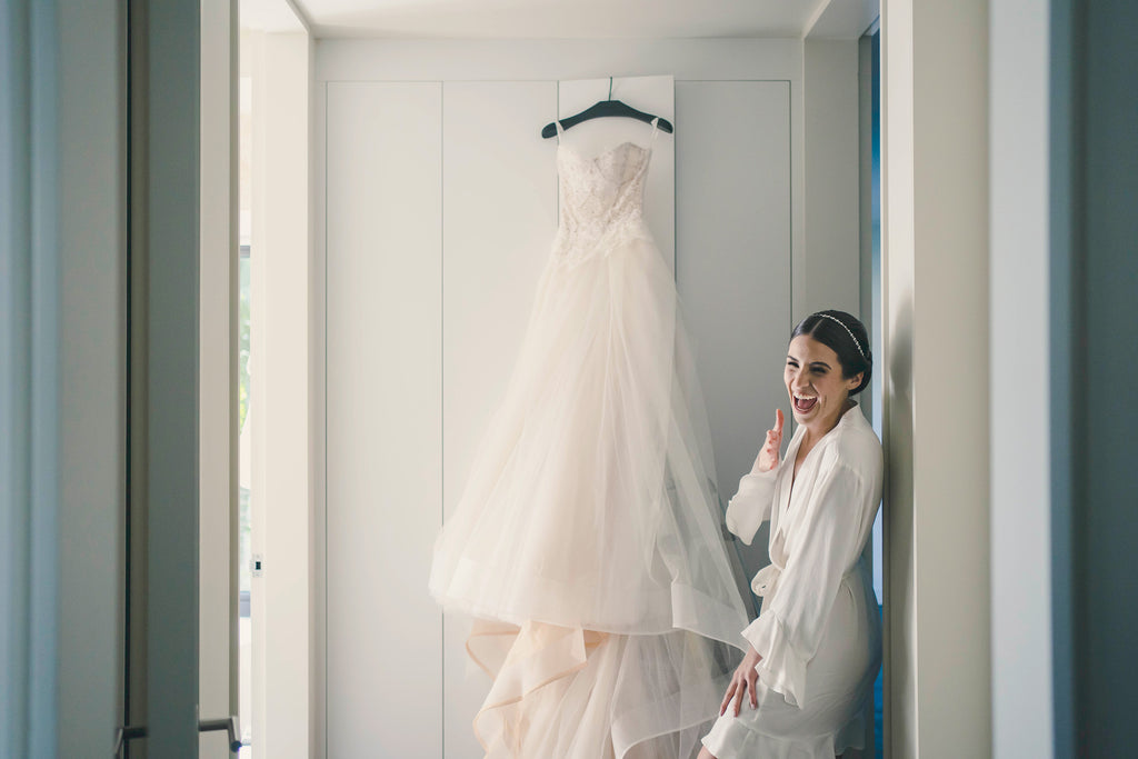 Half Asleep Brides - Isabella - Bride with Wedding Dress