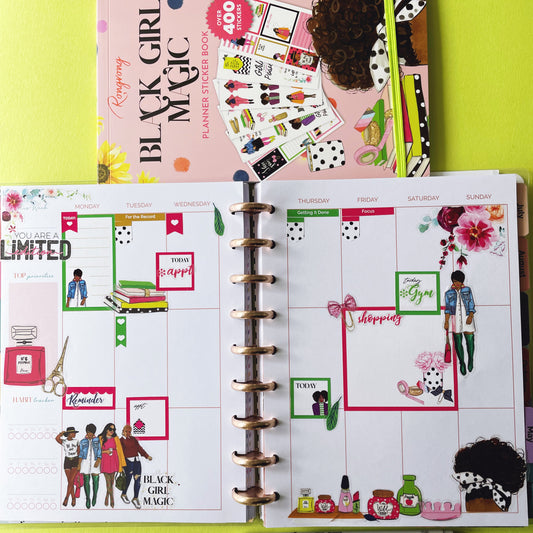 Black Girl Magic Planner Sticker Pack - Second Edition (Set of 6) – Rongrong  Wholesale