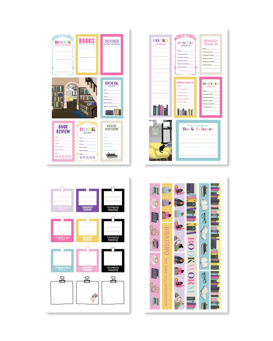 Neutral Palette Functional Box Sticker Book [EVERYDAY LINE] (Set of 6) –  Rongrong Wholesale