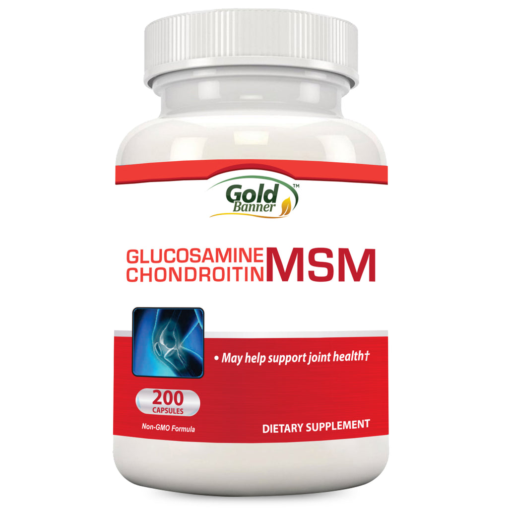 Glucosamine Chondroitin Msm Gold Banner