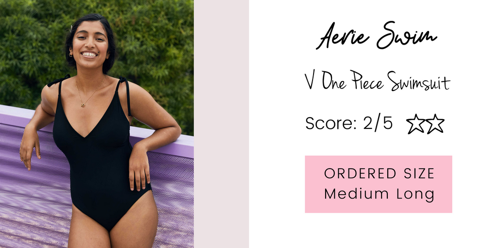 Aerie One Piece Swim Review for Tall Girls