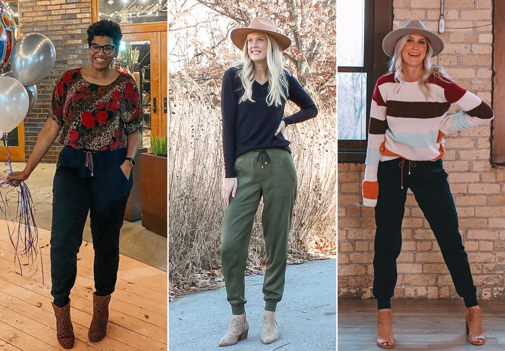 3 Ways to Style Our Tencel Joggers for Tall Women – Amalli Talli