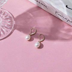 Dangle pearl earrings- Amalli Talli